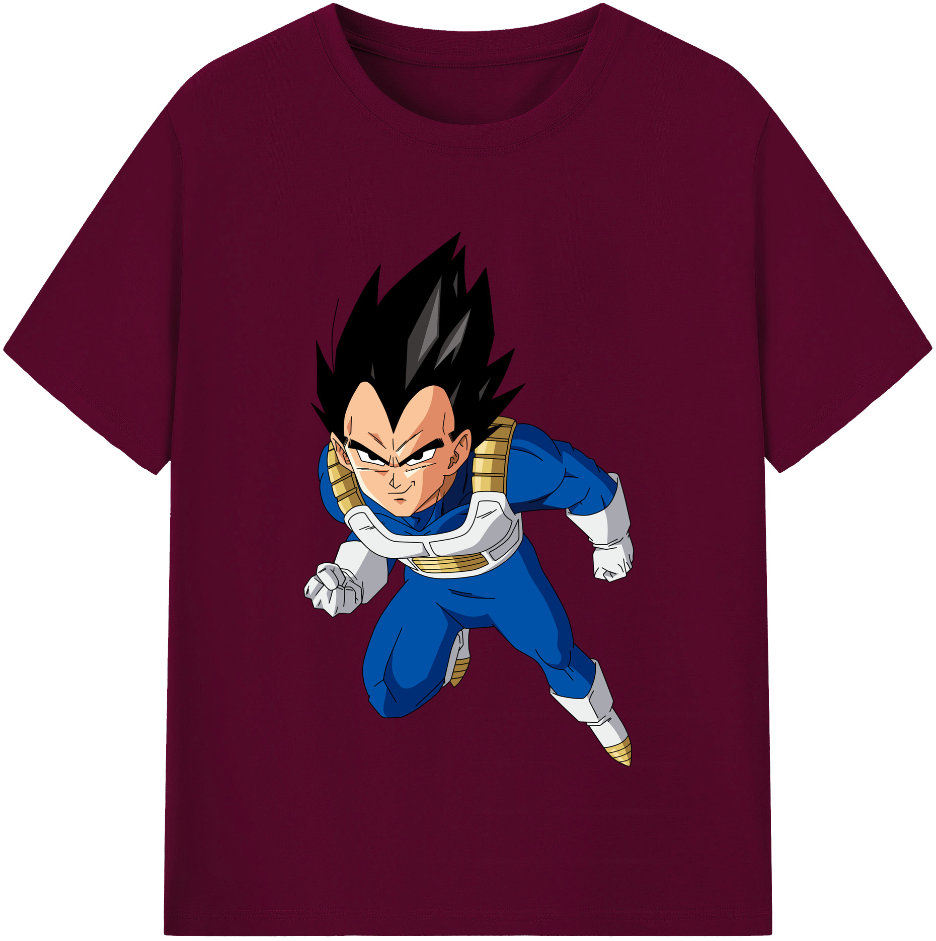 （画像用） ドラゴンボール ベジータ四世（Bejīta Yonsei）DRAGON BALL Vegeta IV レディースカジュアルプリントTシャツ（綿100％）